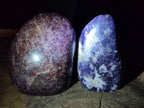 Polished Lepidolite Standing Display Pieces x 2 From Ambatondrazaka, Madagascar - Toprock Gemstones and Minerals 