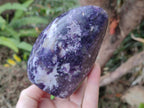 Polished Lepidolite Standing Display Pieces x 2 From Ambatondrazaka, Madagascar - Toprock Gemstones and Minerals 