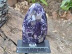 Polished Lepidolite Standing Display Pieces x 2 From Ambatondrazaka, Madagascar - Toprock Gemstones and Minerals 
