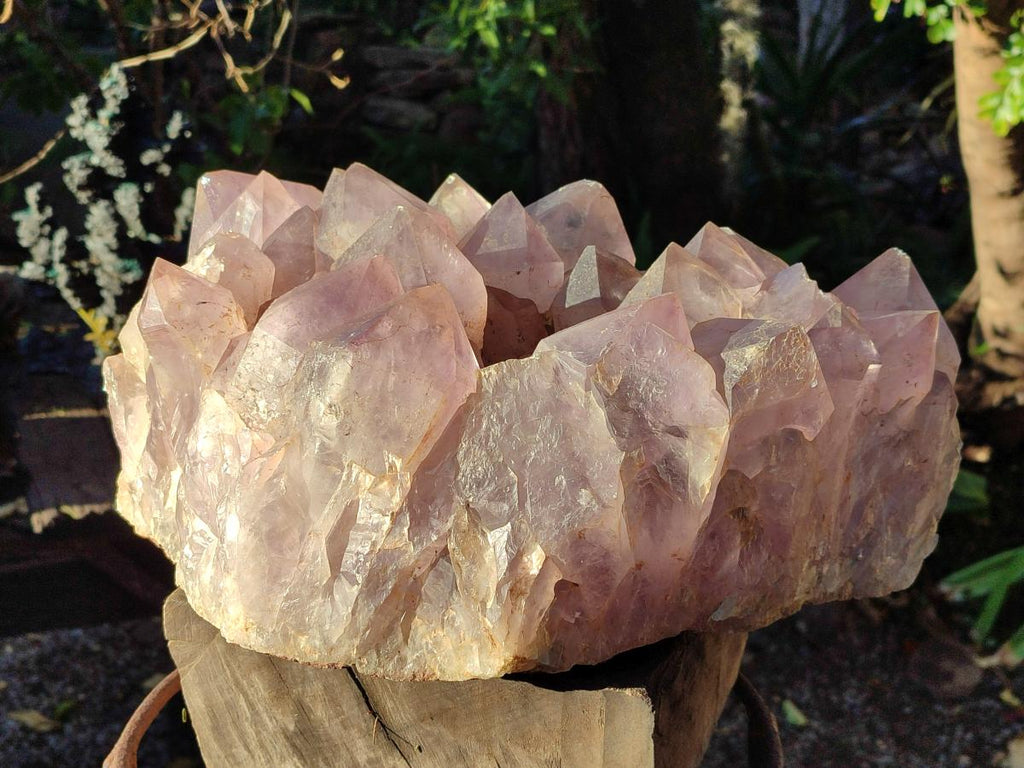 Natural XXL Jacaranda Amethyst Crystal Cluster x 1 From Mumbwa, Zambia - Toprock Gemstones and Minerals 