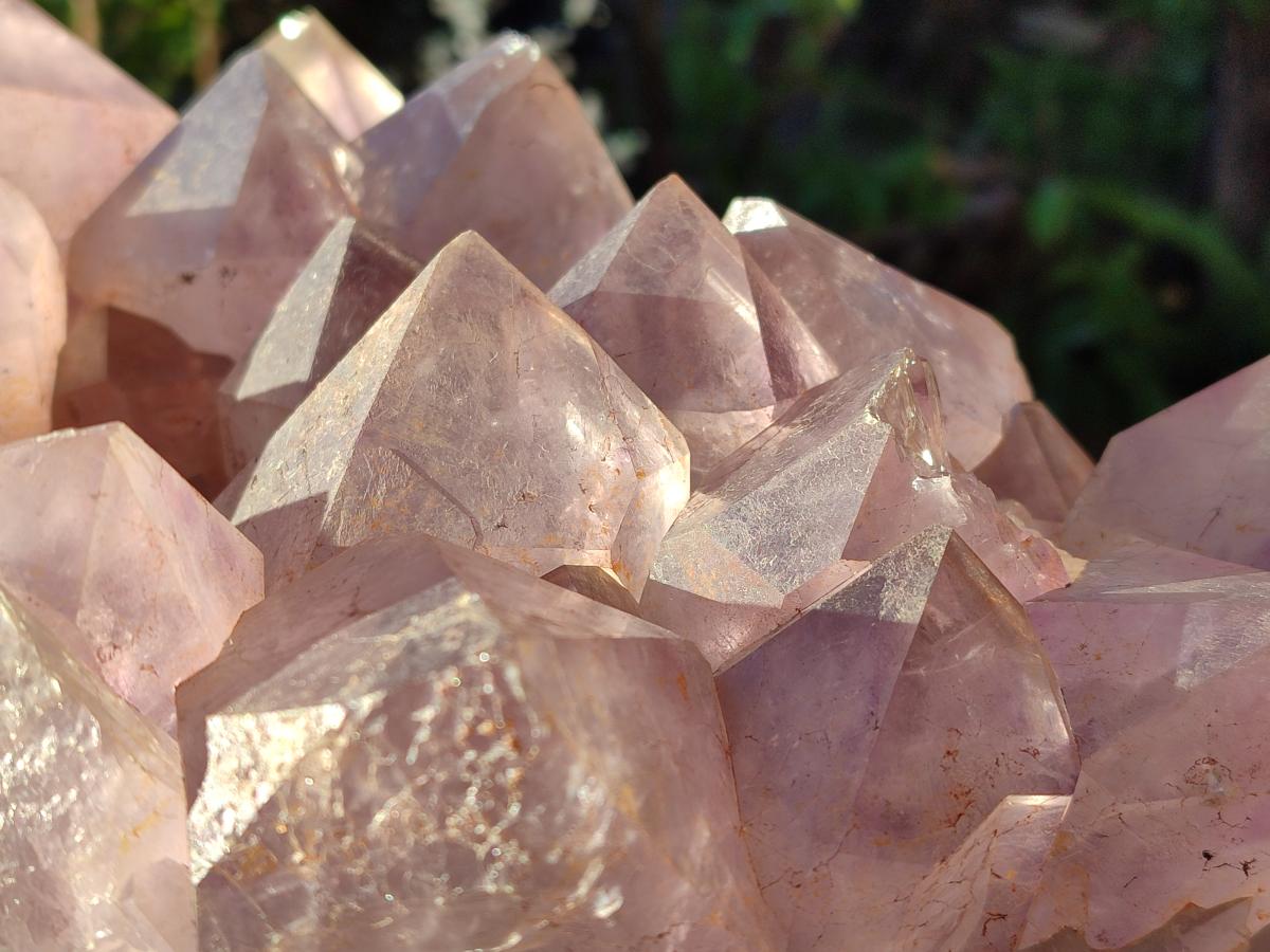 Natural XXL Jacaranda Amethyst Crystal Cluster x 1 From Mumbwa, Zambia - Toprock Gemstones and Minerals 