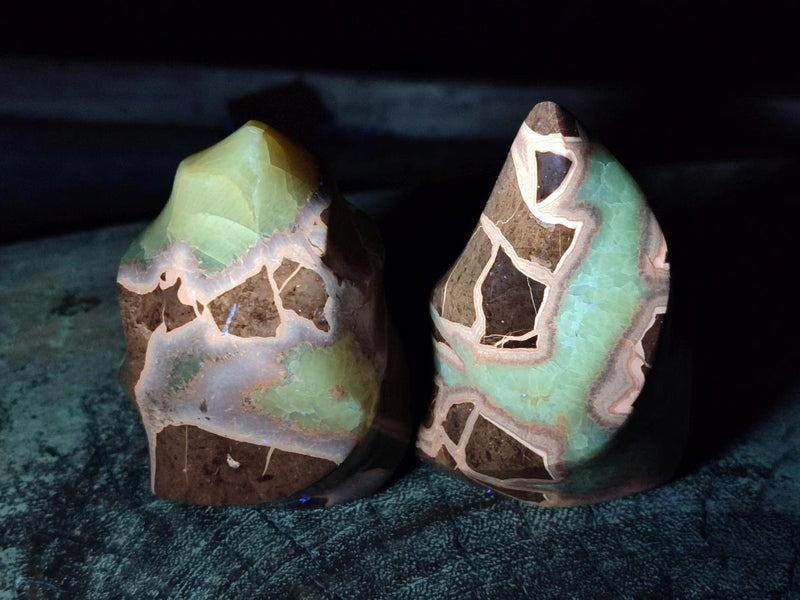 Polished Septerye Flames x 6 From Mahajanga, Madagascar - Toprock Gemstones and Minerals 