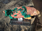 Natural Cabinet Size Dioptase on Dolomite Specimen x 1 From Mashamba East Mine, Congo - Toprock Gemstones and Minerals 
