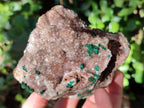 Natural Ball Malachite Specimens Coated with Limonite Quartz on Dolomite x 2 From Mindingi Mine, Congo - Toprock Gemstones and Minerals 