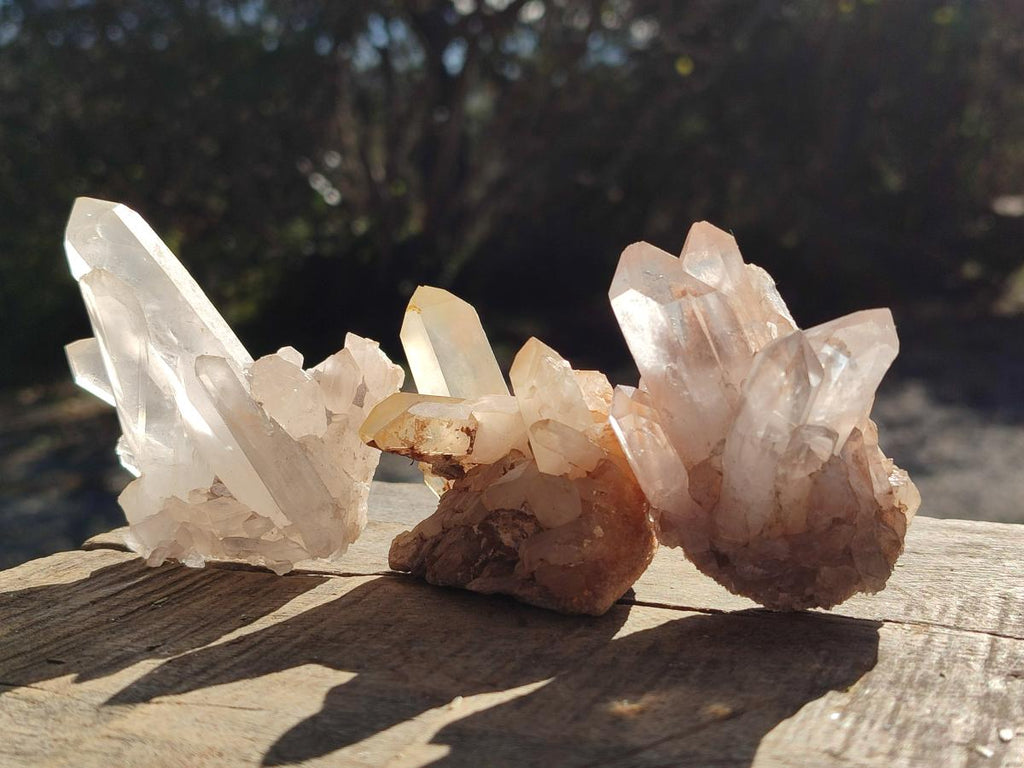 Natural Mixed Crystalline Quartz Clusters x 24 From Madagascar - Toprock Gemstones and Minerals 