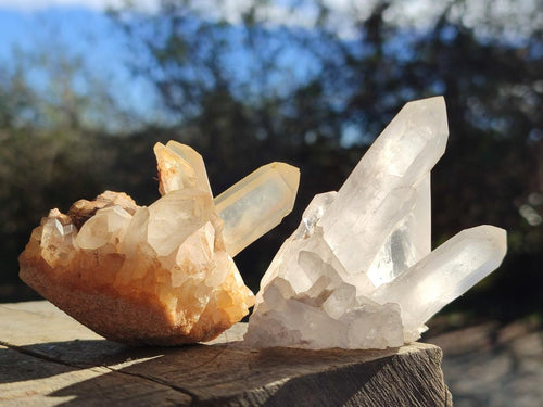 Natural Mixed Crystalline Quartz Clusters x 24 From Madagascar - Toprock Gemstones and Minerals 