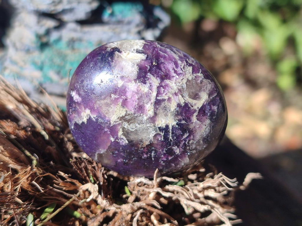 Polished Lepidolite Galets x 24 From Ambatondrazaka, Madagascar - Toprock Gemstones and Minerals 