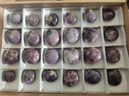 Polished Lepidolite Galets x 24 From Ambatondrazaka, Madagascar - Toprock Gemstones and Minerals 