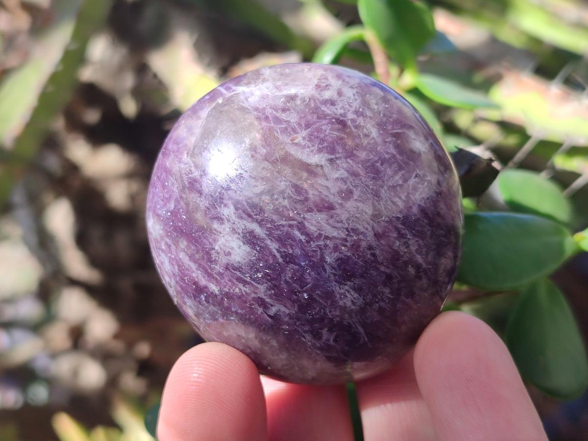 Polished Lepidolite Galets x 24 From Ambatondrazaka, Madagascar - Toprock Gemstones and Minerals 