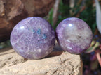 Polished Lepidolite Galets x 24 From Ambatondrazaka, Madagascar - Toprock Gemstones and Minerals 