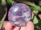 Polished Lepidolite Galets x 24 From Ambatondrazaka, Madagascar - Toprock Gemstones and Minerals 