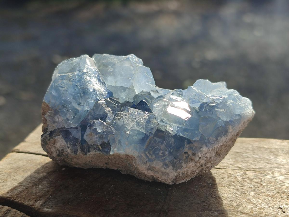Natural Mini Blue Celestite Specimens x 4,2 Kg Lot From Sakoany, Madagascar - Toprock Gemstones and Minerals 