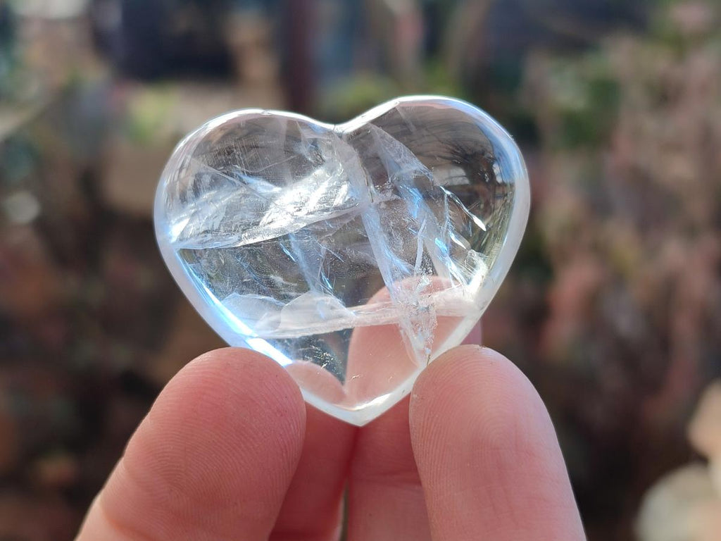 Polished Small Rock Crystal Hearts x 35 From Amoron’i Mania, Madagascar - Toprock Gemstones and Minerals 