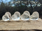Polished Small Rock Crystal Hearts x 35 From Amoron’i Mania, Madagascar - Toprock Gemstones and Minerals 