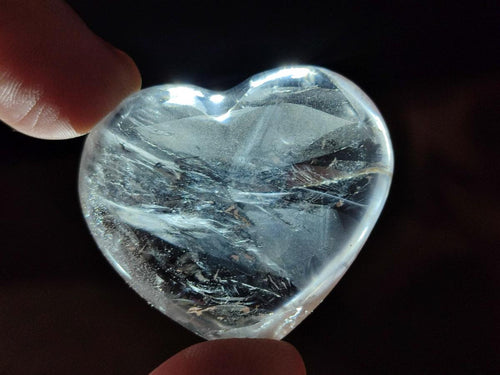 Polished Small Rock Crystal Hearts x 35 From Amoron’i Mania, Madagascar - Toprock Gemstones and Minerals 