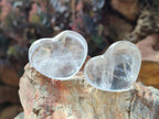 Polished Small Rock Crystal Hearts x 35 From Amoron’i Mania, Madagascar - Toprock Gemstones and Minerals 