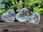 Polished Small Rock Crystal Hearts x 35 From Amoron’i Mania, Madagascar - Toprock Gemstones and Minerals 