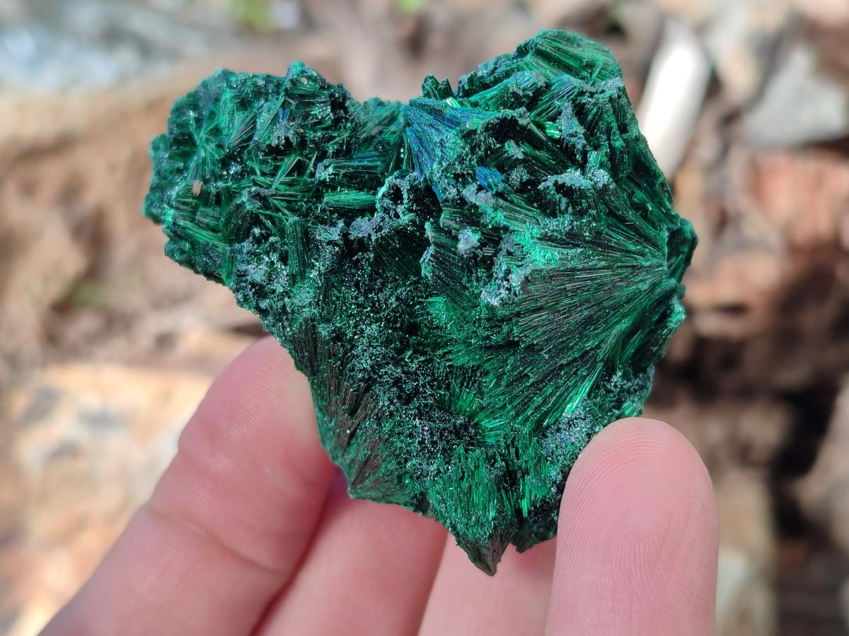 Natural Silky Malachite Specimens x 18 From Kasompe, Congo - Toprock Gemstones and Minerals 