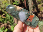 Polished Bloodstone Standing Display Pieces x 3 From Swaziland - Toprock Gemstones and Minerals 