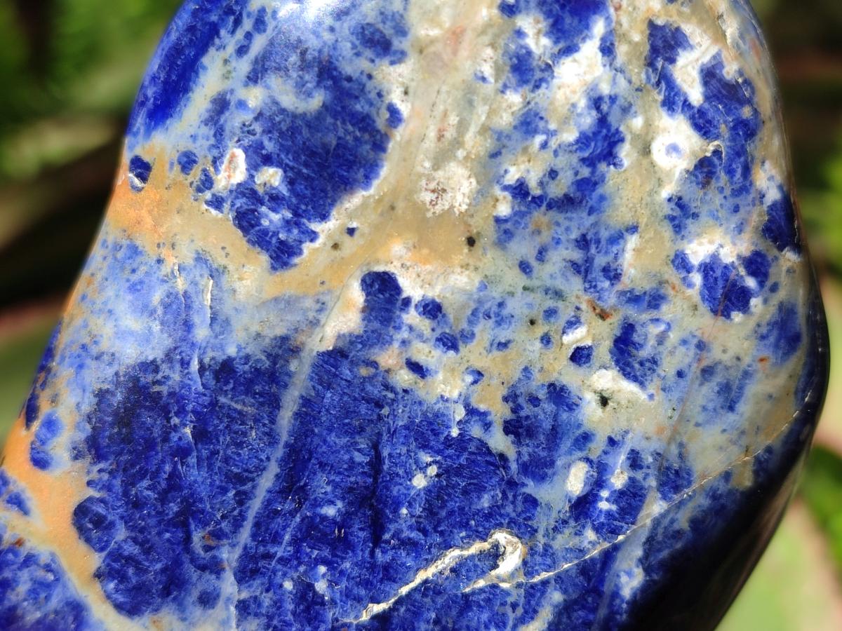 Polished Sodalite Free Forms x 6 From Kunene River, Namibia - Toprock Gemstones and Minerals 