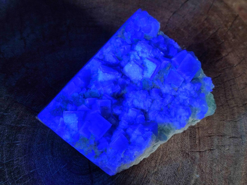 Natural Green Cubic Fluorite Specimens x 4 From Mandrosonoro, Madagascar - Toprock Gemstones and Minerals 