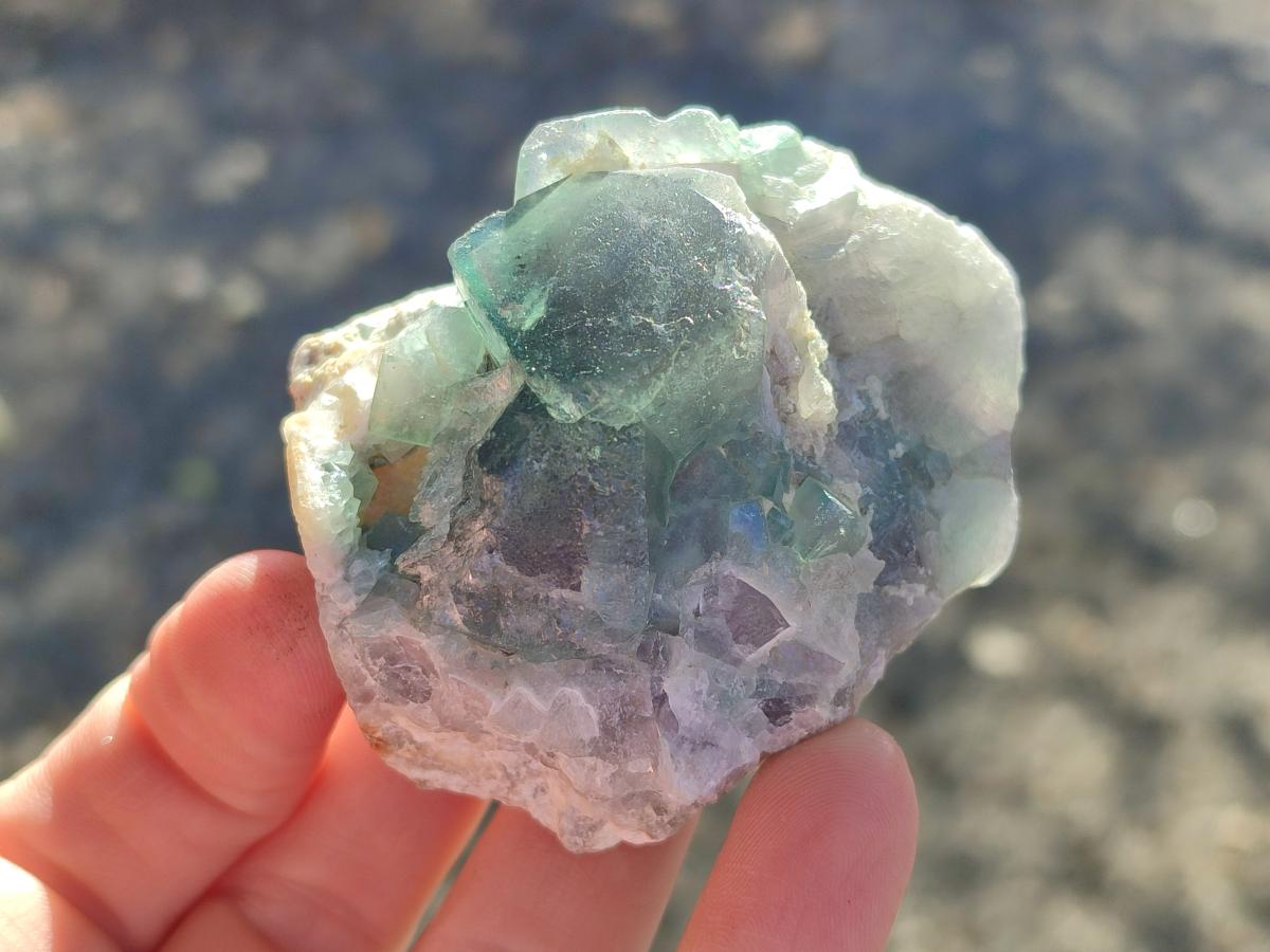 Natural Green Cubic Fluorite Specimens x 4 From Mandrosonoro, Madagascar - Toprock Gemstones and Minerals 