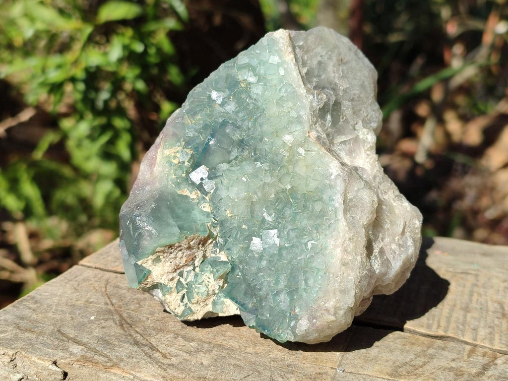 Natural Green Cubic Fluorite Specimens x 4 From Mandrosonoro, Madagascar - Toprock Gemstones and Minerals 