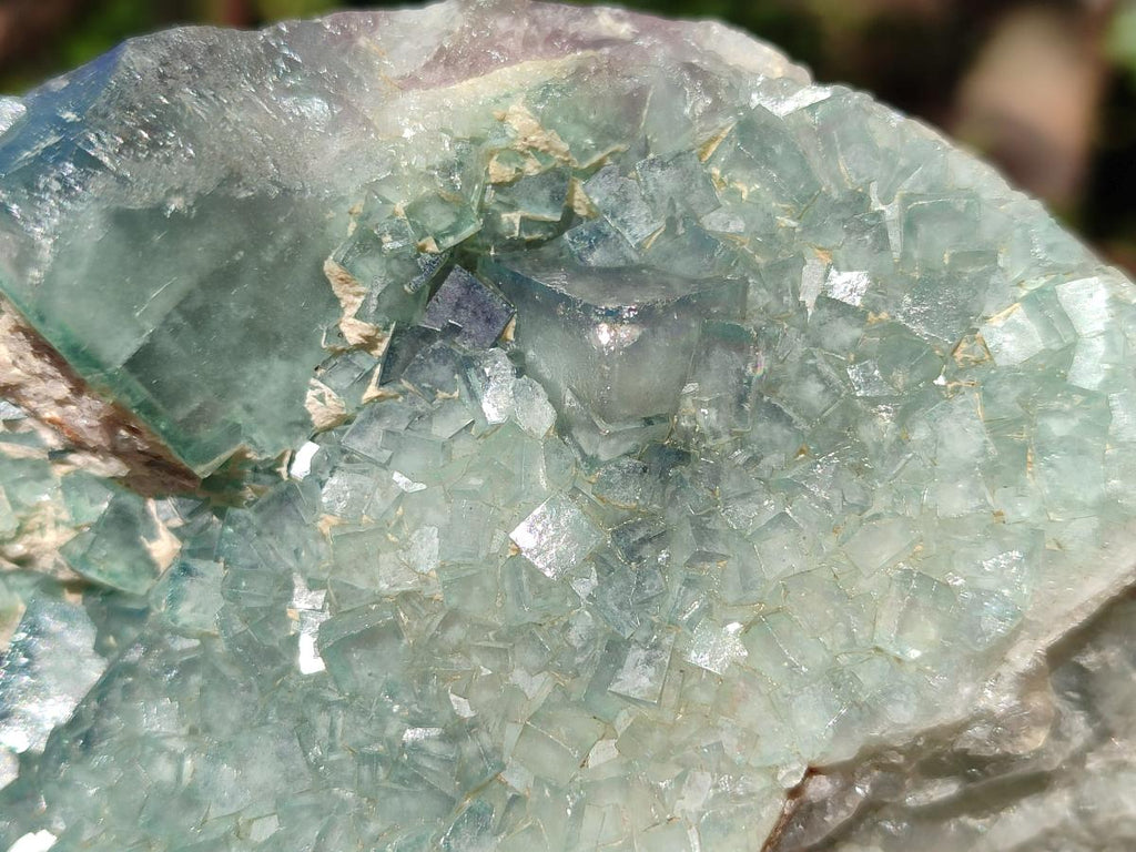 Natural Green Cubic Fluorite Specimens x 4 From Mandrosonoro, Madagascar - Toprock Gemstones and Minerals 