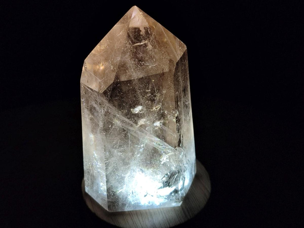 Polished Smokey Quartz Standing Display Crystals x 2 From Madagascar - Toprock Gemstones and Minerals 