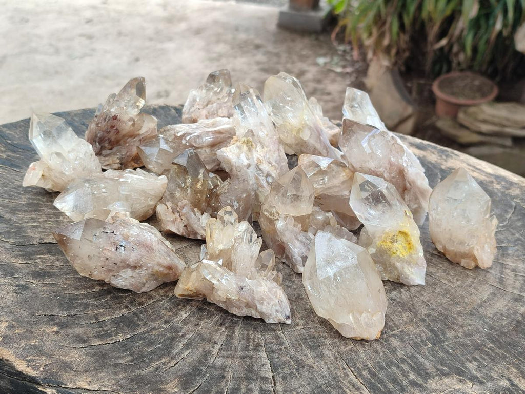 Natural Cascading Citrine Quartz Crystals x 24 From Luena, Congo - Toprock Gemstones and Minerals 