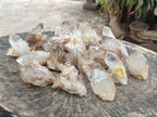 Natural Cascading Citrine Quartz Crystals x 24 From Luena, Congo - Toprock Gemstones and Minerals 