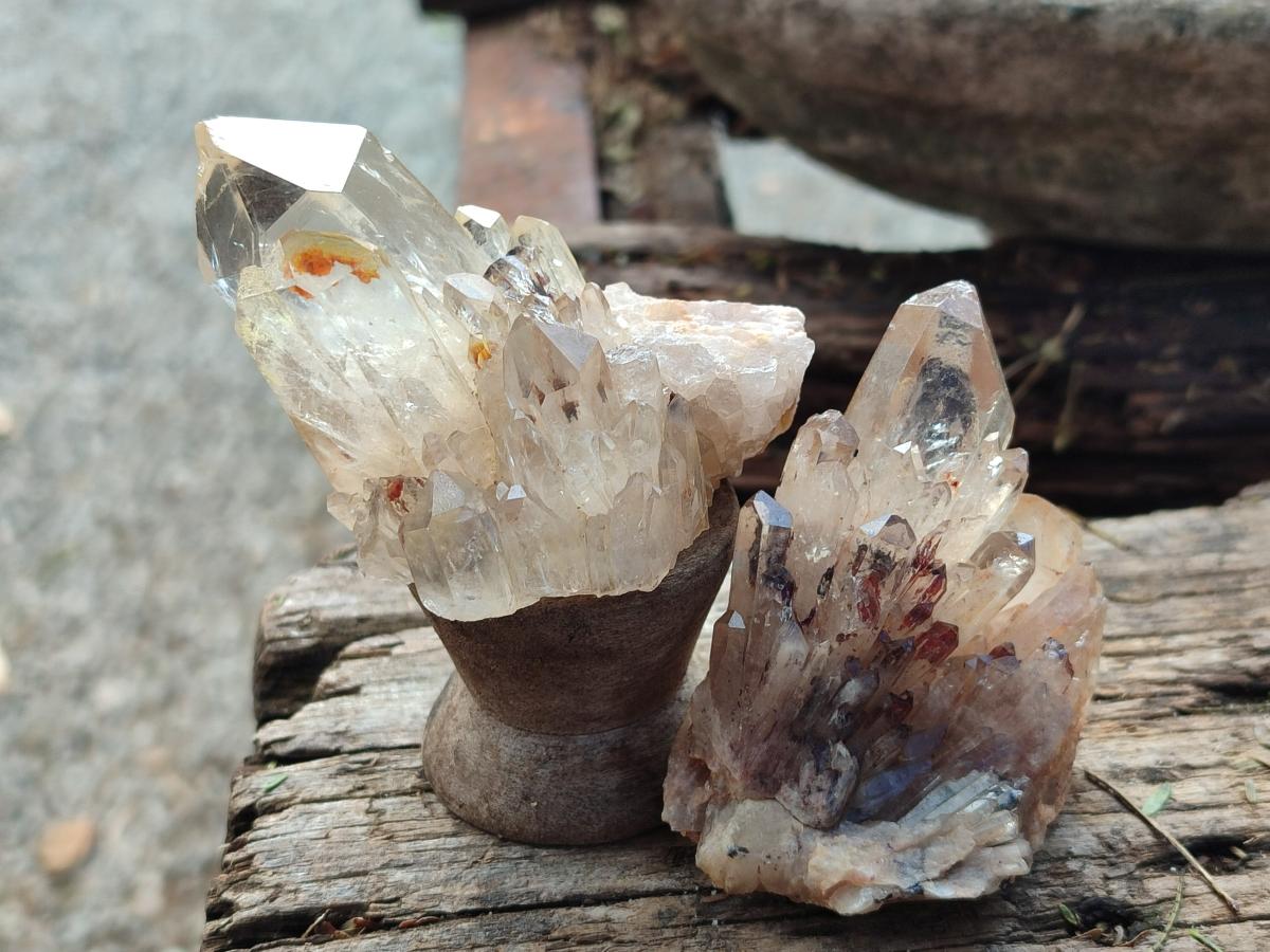 Natural Cascading Citrine Quartz Crystals x 24 From Luena, Congo - Toprock Gemstones and Minerals 