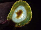 Polished and Natural Banded Agate Slices with Natural Edging x 6 From Madagascar - Toprock Gemstones and Minerals 