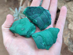 Natural Botryoidal Malachite Specimens x 12 From Congo - Toprock Gemstones and Minerals 