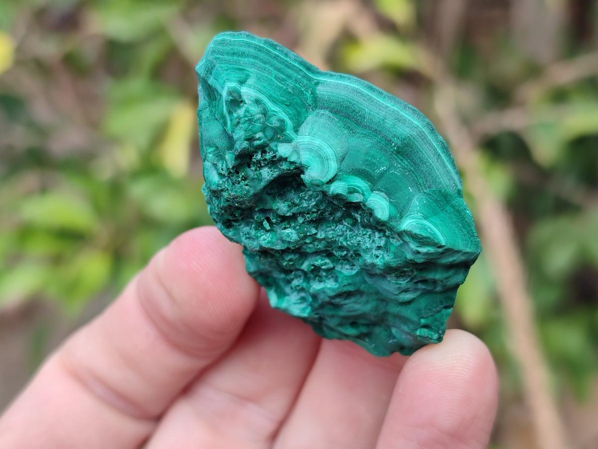Natural Botryoidal Malachite Specimens x 12 From Congo - Toprock Gemstones and Minerals 
