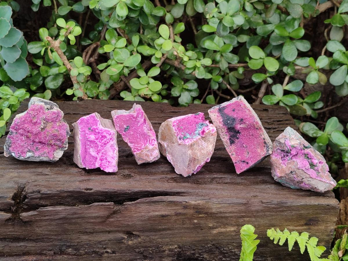 Natural Salrose Cobaltoan Dolomite Specimens x 12 From Kakanda, Congo - Toprock Gemstones and Minerals 