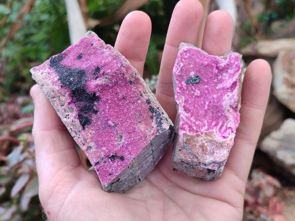 Natural Salrose Cobaltoan Dolomite Specimens x 12 From Kakanda, Congo - Toprock Gemstones and Minerals 