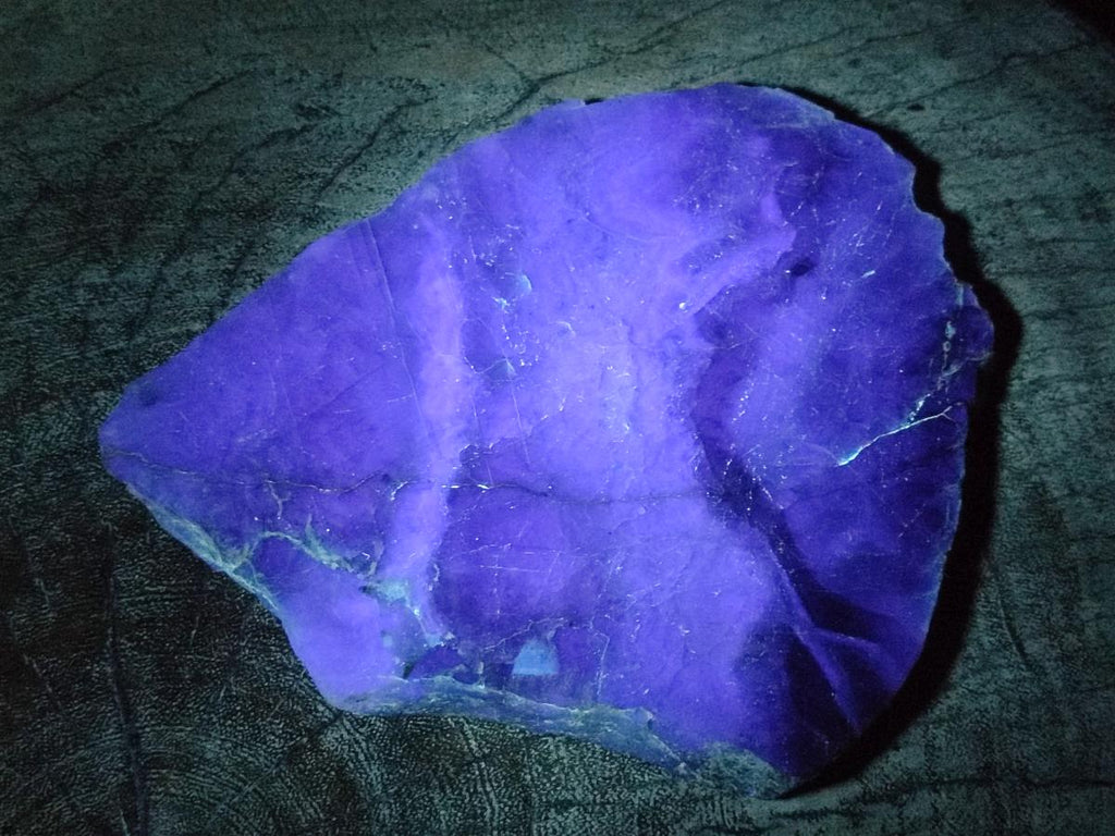 Polished Watermelon Fluorite Slices with Natural Edging x 2 From Uis, Namibia - Toprock Gemstones and Minerals 