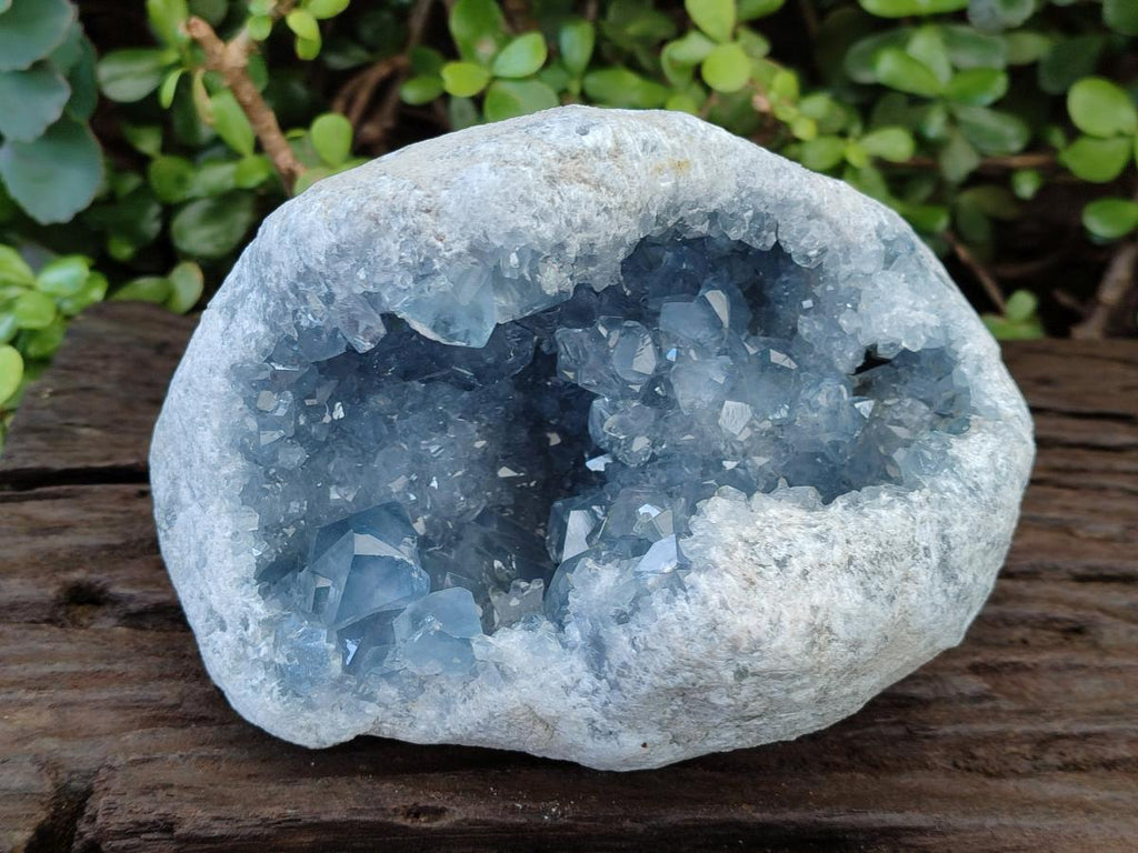 Natural Large Blue Celestite Geode Specimen x 1 From Sakoany, Madagascar - Toprock Gemstones and Minerals 