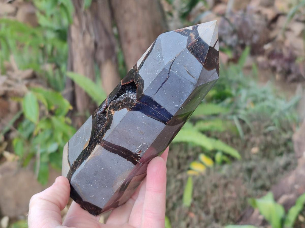 Polished and Natural Septerye Sauvage Display Crystals x 2 From Mahajanga, Madagascar - Toprock Gemstones and Minerals 