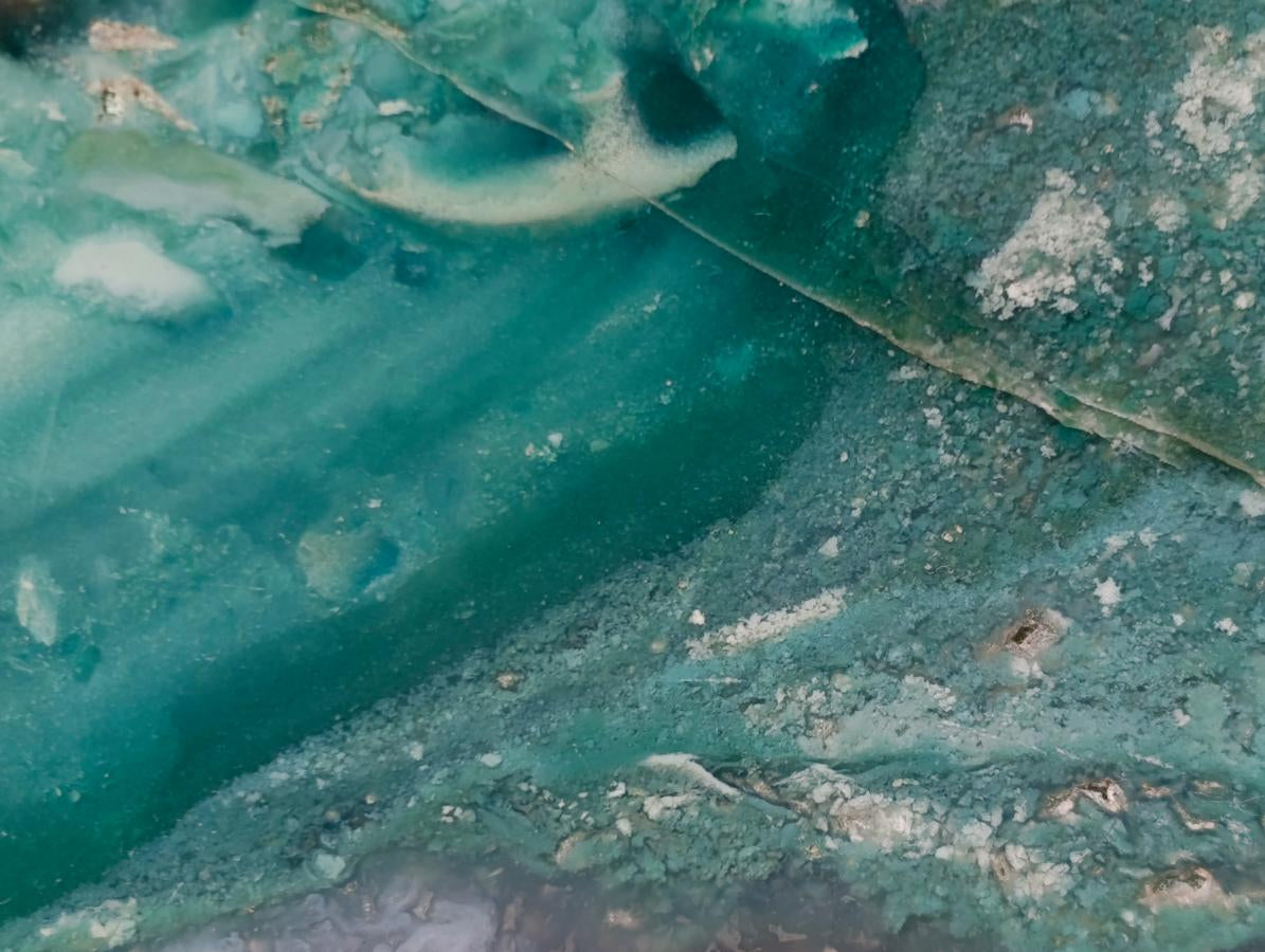 Polished One Side Great Dyke Mtorolite Chrysoprase Slices x 6 From Great Dyke Mountain Range, Zimbabwe - Toprock Gemstones and Minerals 
