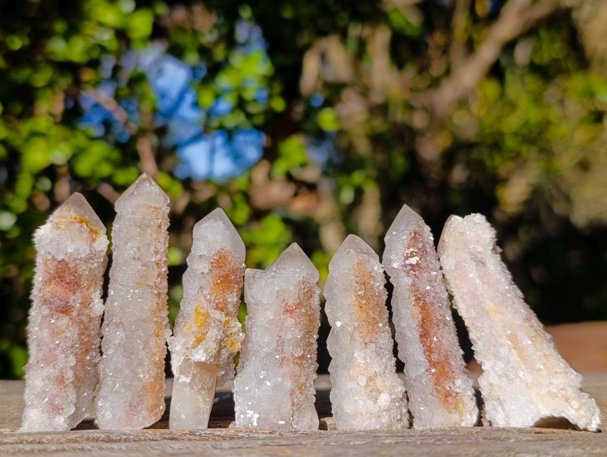 Natural Smokey Spirit Quartz Crystals with Hematoid Coating x 35 From Boekenhouthoek, South Africa - Toprock Gemstones and Minerals 