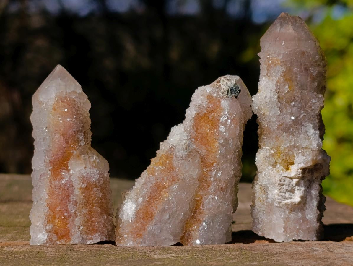 Natural Smokey Spirit Quartz Crystals with Hematoid Coating x 35 From Boekenhouthoek, South Africa - Toprock Gemstones and Minerals 