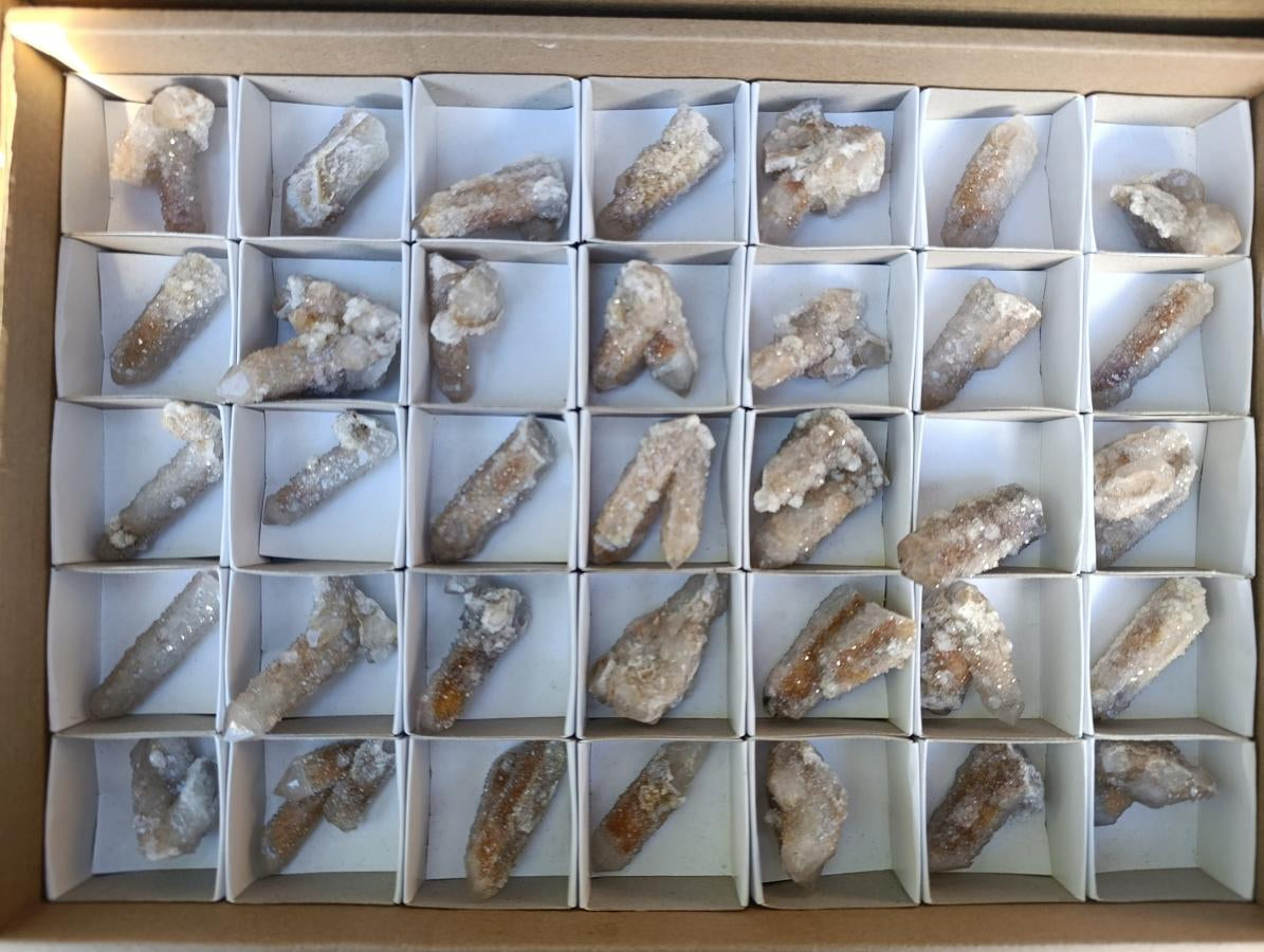 Natural Smokey Spirit Quartz Crystals with Hematoid Coating x 35 From Boekenhouthoek, South Africa - Toprock Gemstones and Minerals 