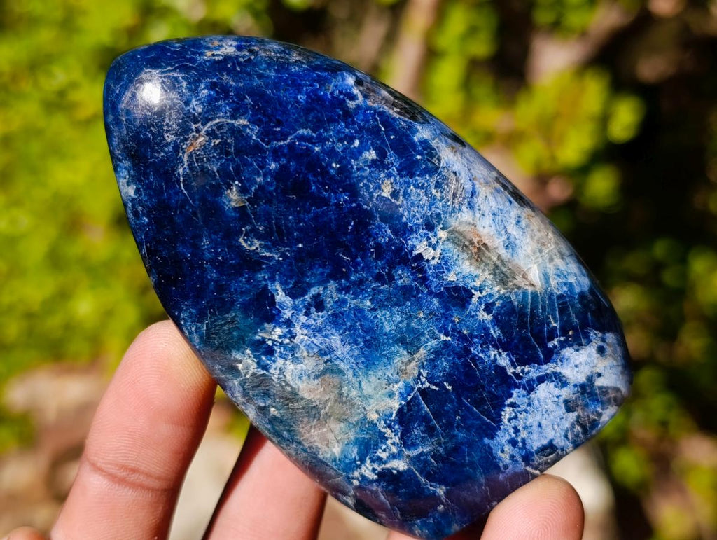 Polished Dumortierite Standing Display Pieces x 12 From Madagascar - Toprock Gemstones and Minerals 