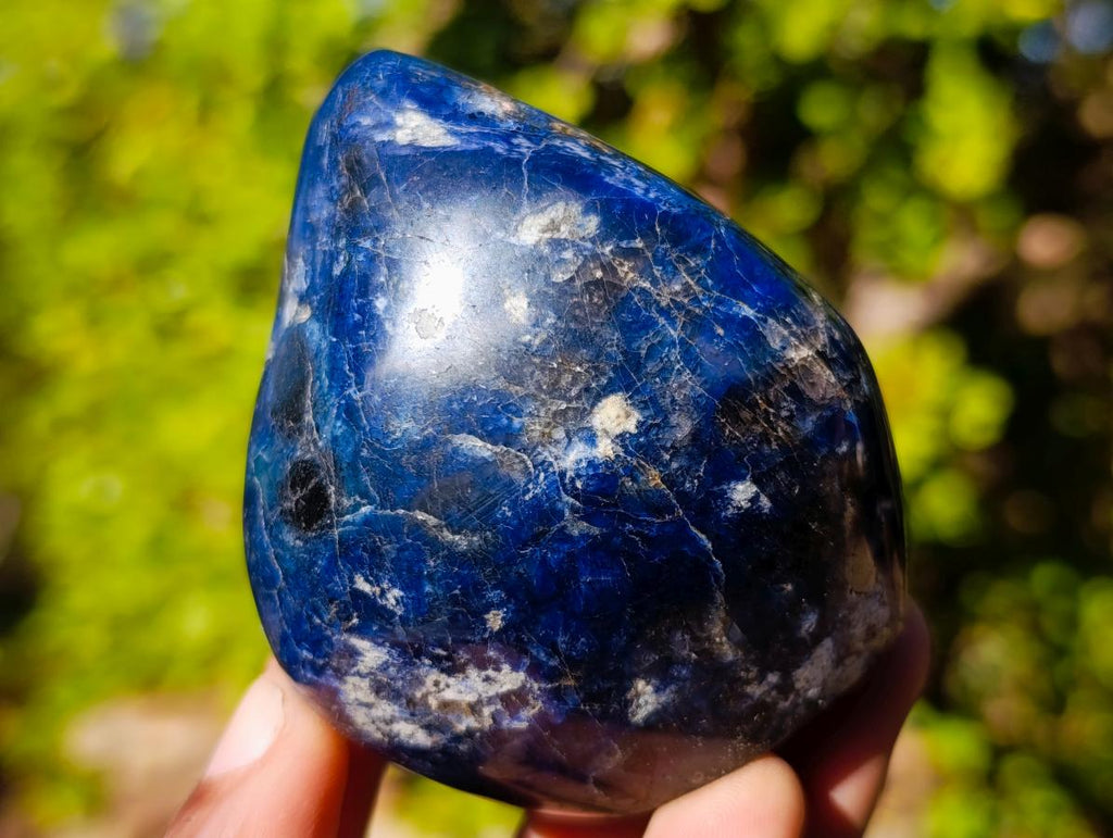 Polished Dumortierite Standing Display Pieces x 12 From Madagascar - Toprock Gemstones and Minerals 