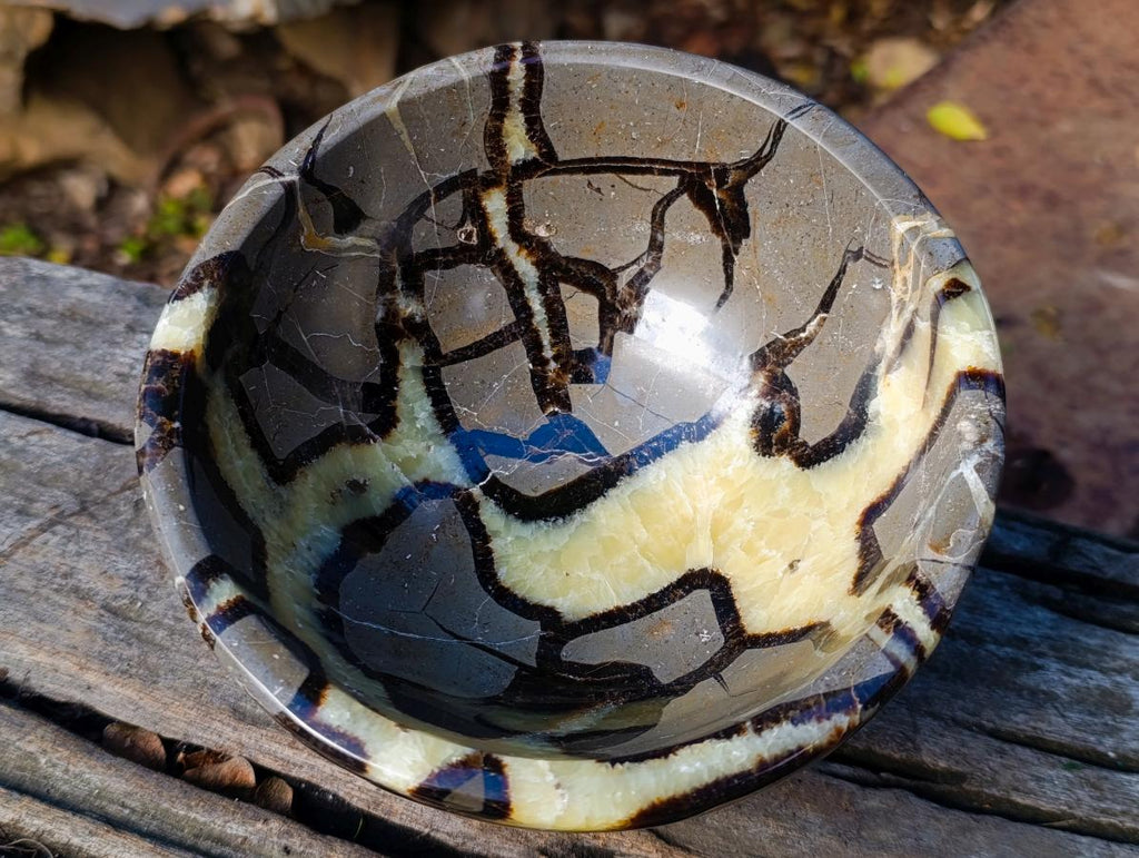 Polished Large Septerye Bowl x 1 From Mahajanga, Madagascar - Toprock Gemstones and Minerals 