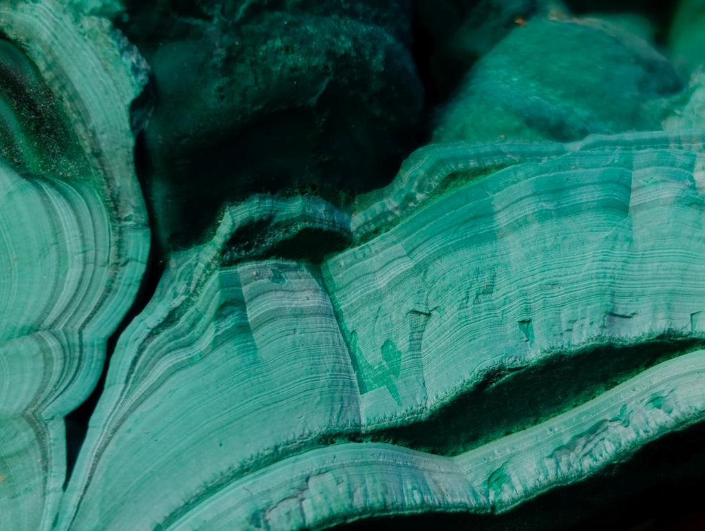Natural Botryoidal Malachite Specimens x 5 From Congo - Toprock Gemstones and Minerals 