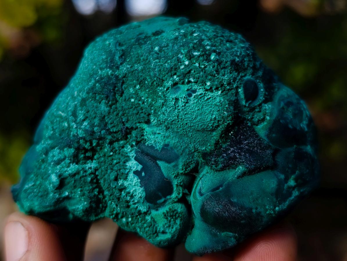 Natural Botryoidal Malachite Specimens x 5 From Congo - Toprock Gemstones and Minerals 