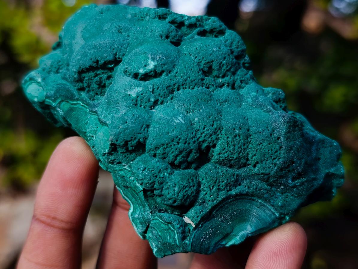 Natural Botryoidal Malachite Specimens x 5 From Congo - Toprock Gemstones and Minerals 